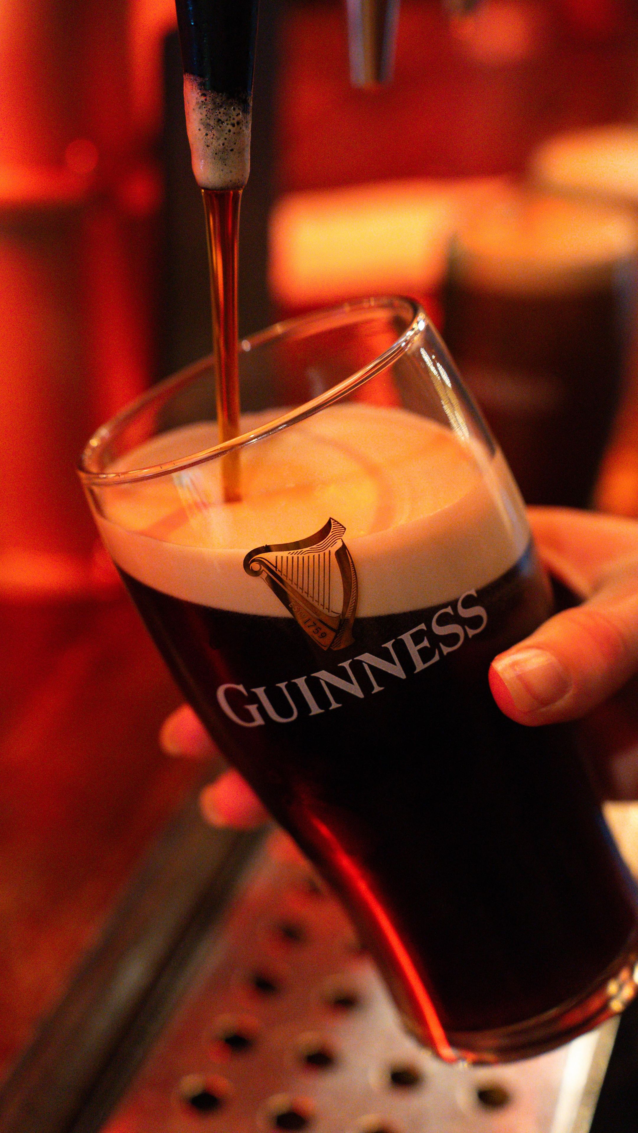 Guinness in borough Market